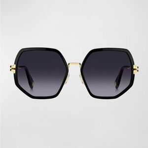 Marc Jacobs Geometric Metal & Acetate Sunglasses - BNIB